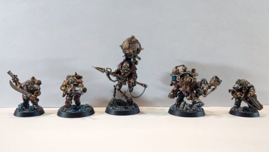 Warhammer Underworlds Kharadron Overlords Thundrik&#039;s Profiteers (Pro-Painted)