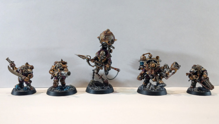 Warhammer Underworlds Kharadron Overlords Thundrik's Profiteers (Pro-Painted)