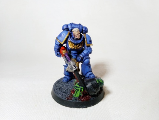 Warhammer 40k Space Marines Sergeant Jovan (Pro-Painted)