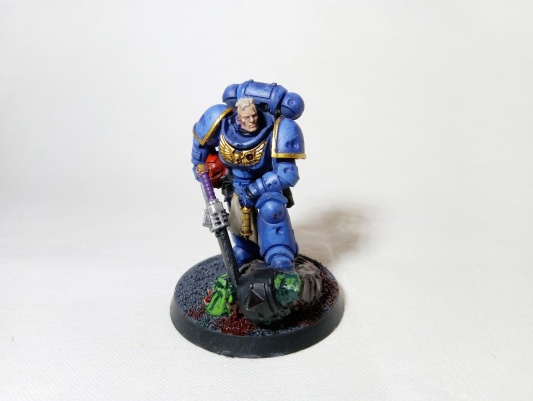 Warhammer 40k Space Marines Sergeant Jovan (Pro-Painted)