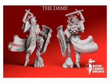 Дама | Игровая миниатюра 32 мм