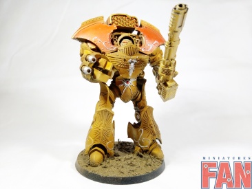 Warhammer 40k Forgeworld Custodes Telemon Heavy Dreadnought (Pro-Painted)