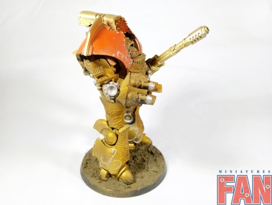 Warhammer 40k Forgeworld Custodes Telemon Heavy Dreadnought (Pro-Painted)