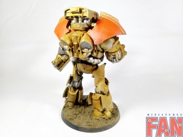 Warhammer 40k Forgeworld Custodes Telemon Heavy Dreadnought (Pro-Painted)