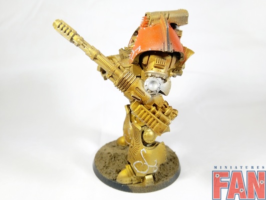 Warhammer 40k Forgeworld Custodes Telemon Heavy Dreadnought (Pro-Painted)