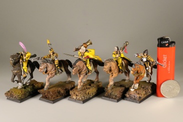 Warhammer Fantasy Battles Empire Pistoliers x5 (99120202019) (Painted)