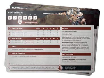 Datasheet Cards: Adepta Sororitas (предзаказ 2024)