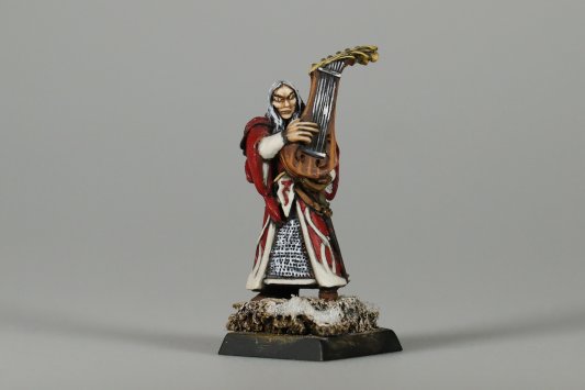 Gamezone Elf Musician (03-35) (Metal, Painted)