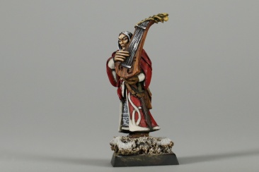 Gamezone Elf Musician (03-35) (Metal, Painted)
