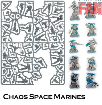 Shadowspear Chaos Space Marines / Legionaries x10