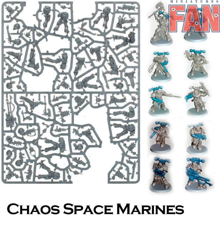 Shadowspear Chaos Space Marines x10