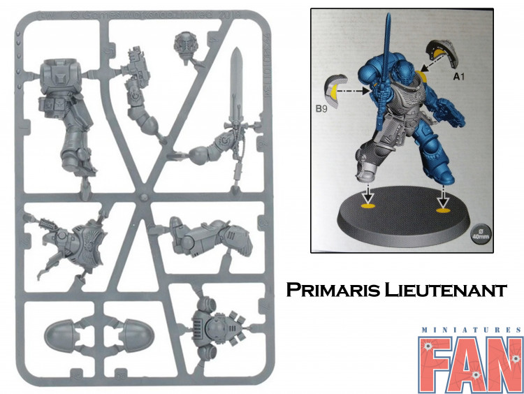 Warhammer 40k Space Marines Primaris Lieutenant (Wake The Dead box exclusive)