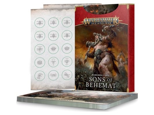 Sons of Behemat Warscroll Cards (предзаказ 2022, Age of Sigmar)