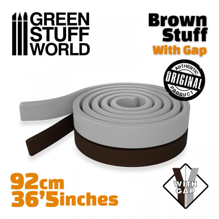 Brown Stuff Tape 36,5 inches WITH GAP