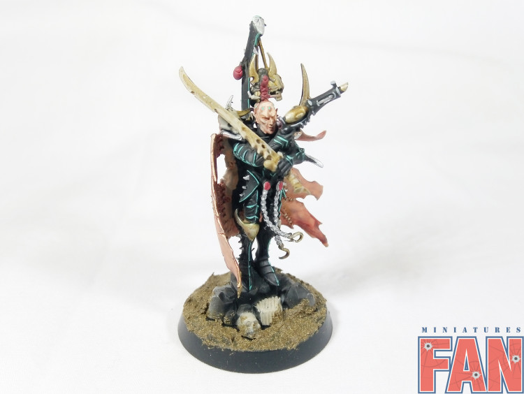 Warhammer 40k Dark Eldar Drukhari Archon (Pro-Painted)