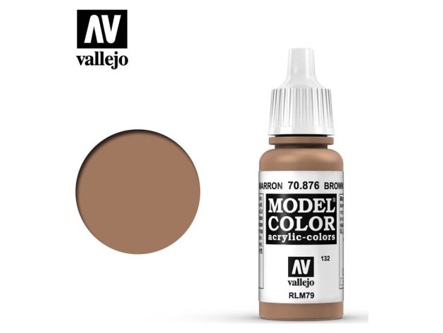Краска Vallejo Model Color: Brown Sand 70.876