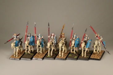 Warhammer Fantasy Battles Tomb Kings Skeleton Horsemen x8 (Painted)