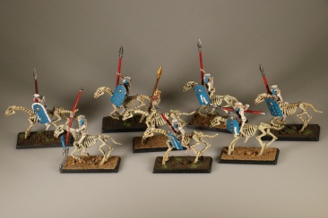 Warhammer Fantasy Battles Tomb Kings Skeleton Horsemen x8 (Painted)