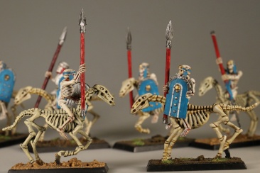 Warhammer Fantasy Battles Tomb Kings Skeleton Horsemen x8 (Painted)