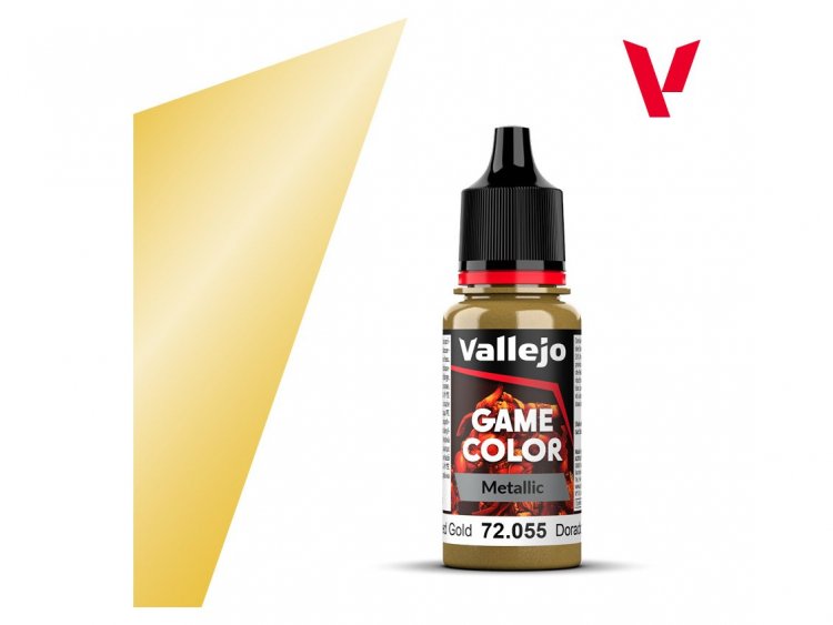 Краска Vallejo Game Color: Polished Gold 72.055