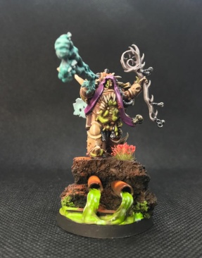 Warhammer 40000 Death Guard Malignant Plaguecaster (Pro-Painted)