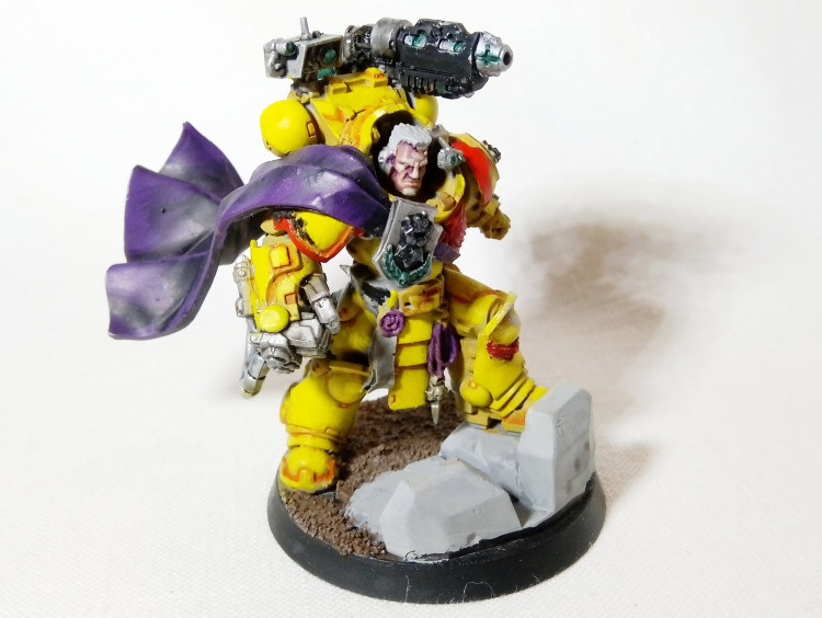 Warhammer 40k Primaris Space Marine Imperial Fists Tor Garadon (Pro-Painted)