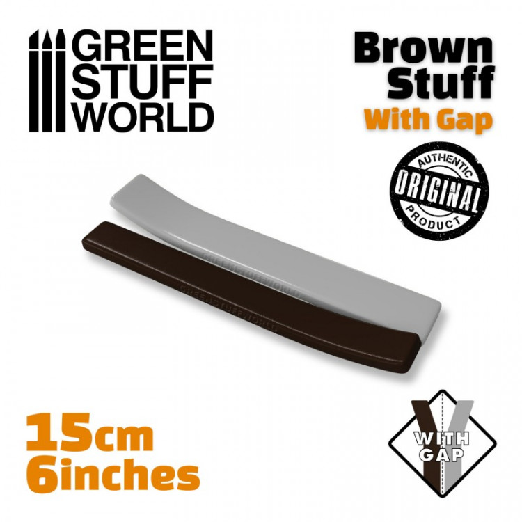 Brown Stuff Tape 6 inches WITH GAP