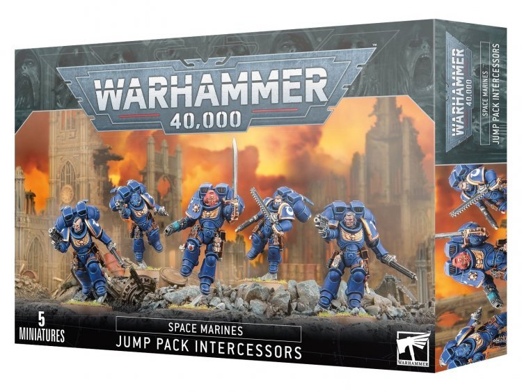 Jump Pack Intercessors (предзаказ 2023, Warhammer 40k, Space Marines)