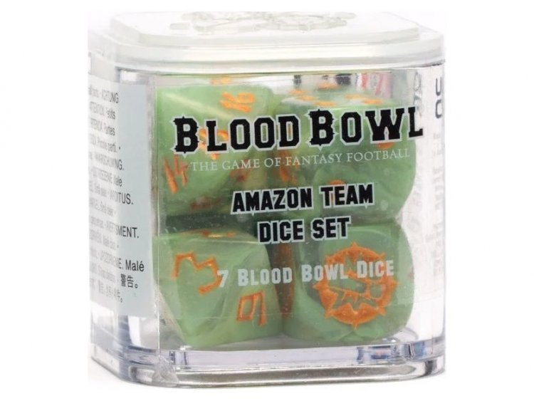 Amazon Team Dice Set (предзаказ 2023, Blood Bowl)