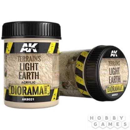 Краска AK Interactive Diorama. Terrains: Light Earth AK8021 (250 мл)