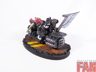 Warhammer 40k Dark Angels Ravenwing Bikes x3 (Pro-Painted)