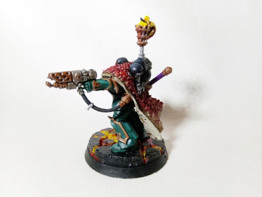 Warhammer 40k Primaris Space Marine Salamanders Adrax Agatone (Pro-Painted)