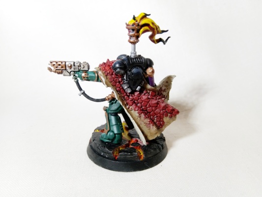 Warhammer 40k Primaris Space Marine Salamanders Adrax Agatone (Pro-Painted)