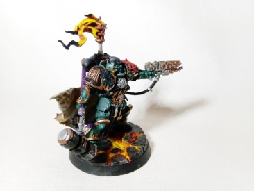 Warhammer 40k Primaris Space Marine Salamanders Adrax Agatone (Pro-Painted)