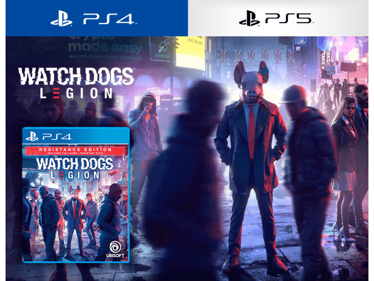 PS4:  Watch Dogs: Legion Resistance Edition