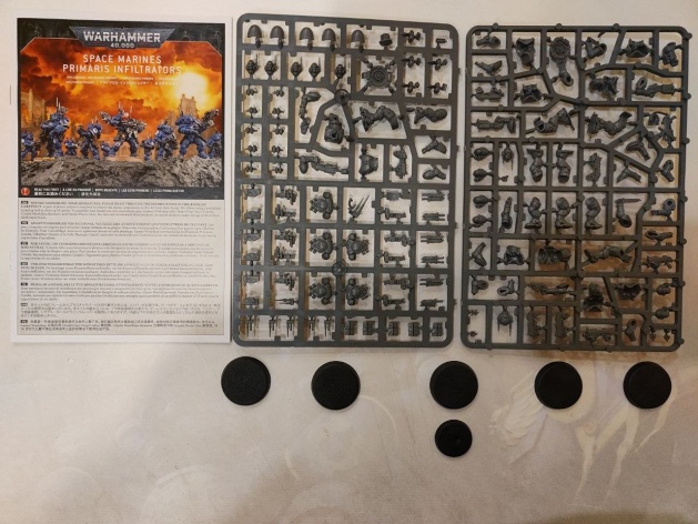 Warhammer 40k Space Marines Infiltrators/Incursors x5 multi-part new on sprue (уценка)