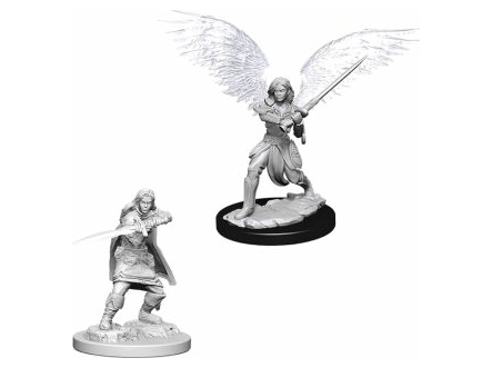D&D Nolzur's Marvelous Miniatures: Aasimar Fighter (женщина)