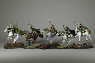 Warhammer Fantasy Battles Wood Elf Glade Riders x5 (Painted)