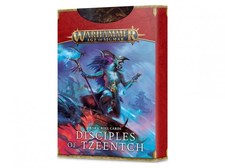 Warscroll Cards: Disciples of Tzeentch (предзаказ 2022, Age of Sigmar)