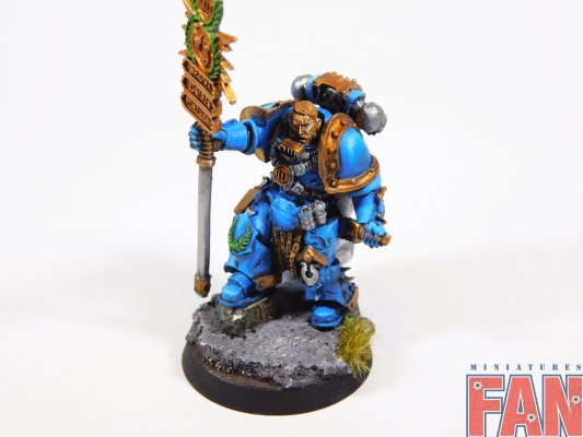 Warhammer 30000 Forge World SM Ultramarine Legion Herald (Pro-Painted)