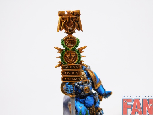 Warhammer 30000 Forge World SM Ultramarine Legion Herald (Pro-Painted)