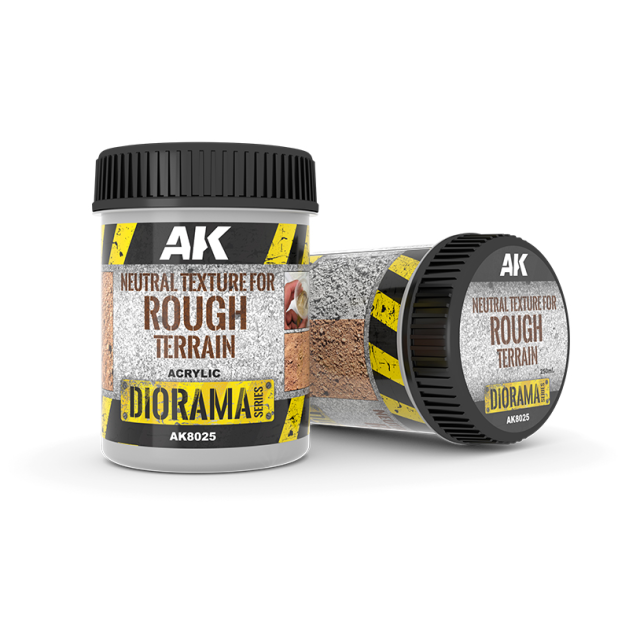 Краска AK Interactive Diorama: Neutral Texture For Rough Terrain AK8025 (250 мл)