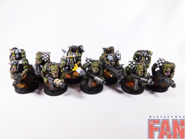 Warhammer 40k Ork Boyz x10 (Pro-Painted)