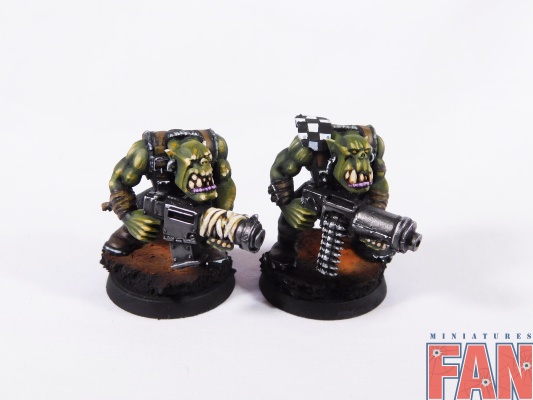 Warhammer 40k Ork Boyz x10 (Pro-Painted)
