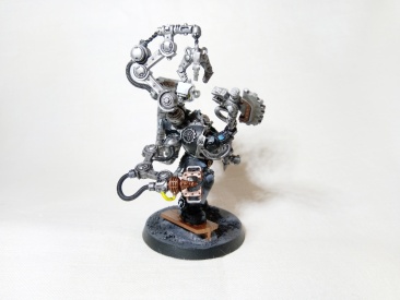 Warhammer 40k Space Marines Iron Hands Father Malkaan Feirros (Pro-Painted)
