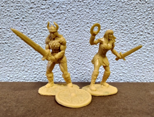 Варвар и Воительница (бежевый) Новый