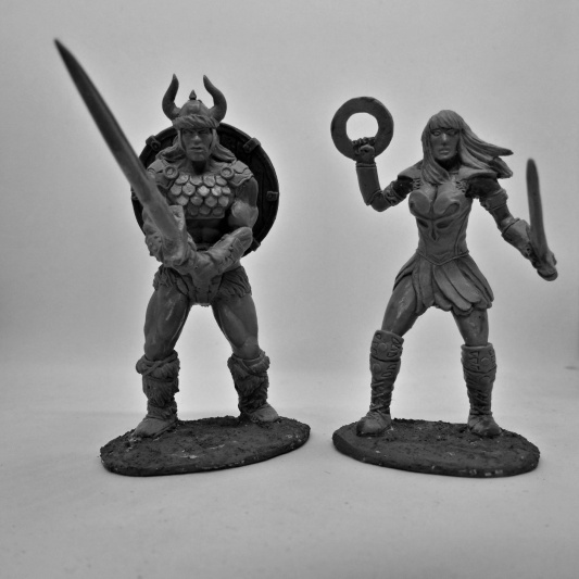 Варвар и Воительница (бежевый) Новый