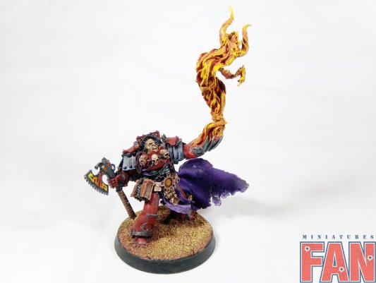 Warhammer 30k / 40k Traitor Librarian in Caraphractii Armour (Pro-Painted)
