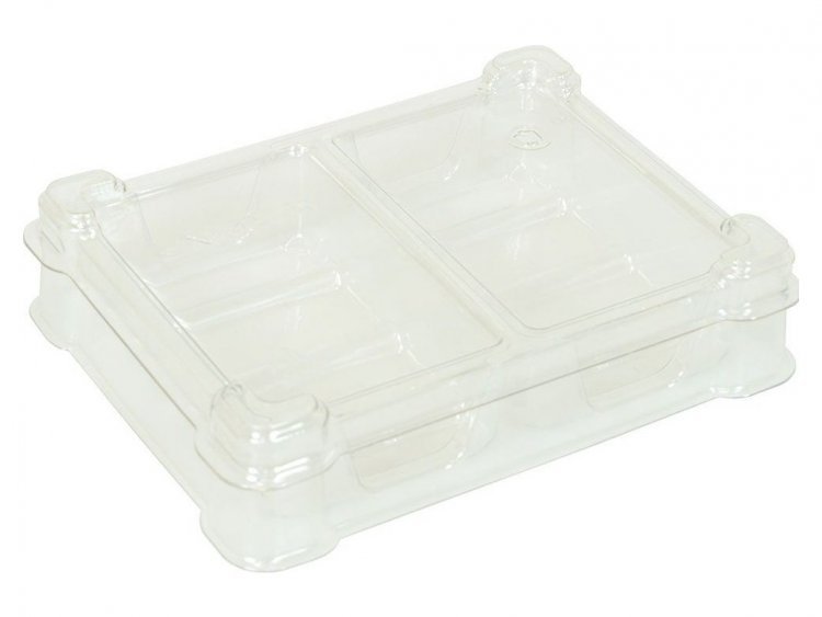Пластиковая коробочка UniqTray System MiniCard (под миникарты), прозрачная