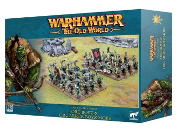 Orc Boyz and Orc Arrer Boyz Mob (The Old World, Orc &amp; Goblin Tribes)